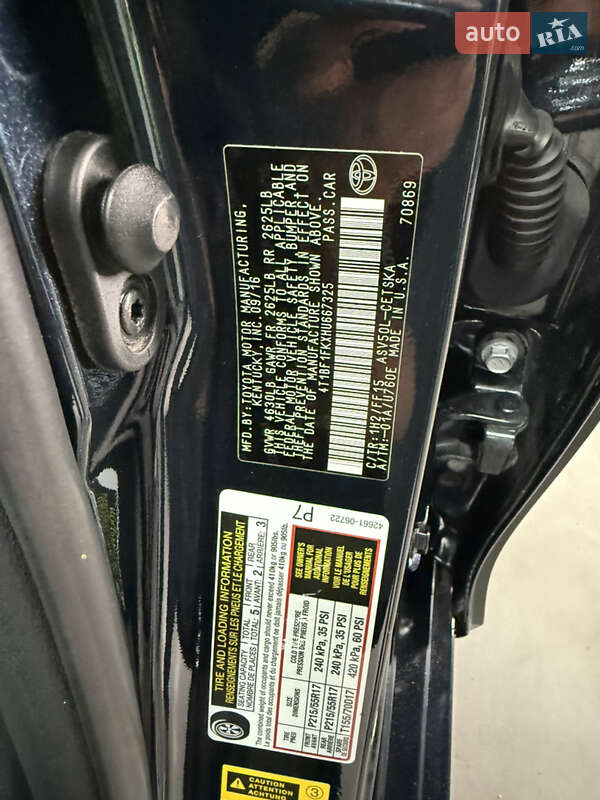 Седан Toyota Camry 2016 в Броварах