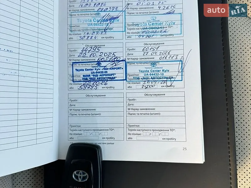 Седан Toyota Camry 2023 в Киеве документ
