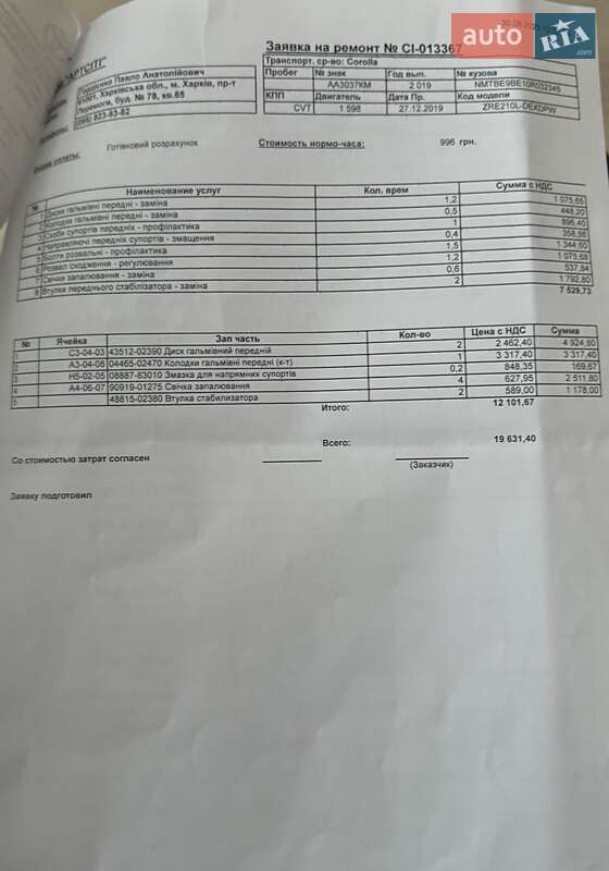 Седан Toyota Corolla 2019 в Харкові фото 14 Седан Toyota Corolla 2019 в Харкові