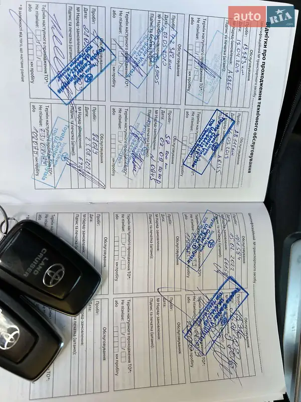 Внедорожник / Кроссовер Toyota Land Cruiser Prado 2018 в Виннице документ