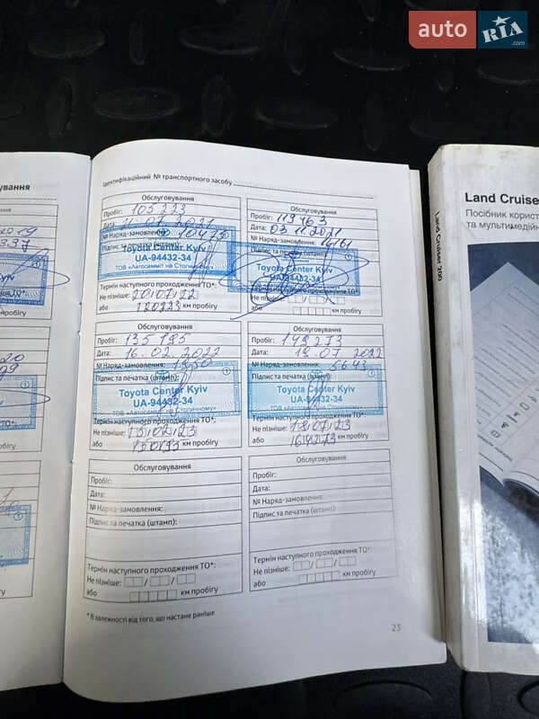 Внедорожник / Кроссовер Toyota Land Cruiser 2018 в Киеве