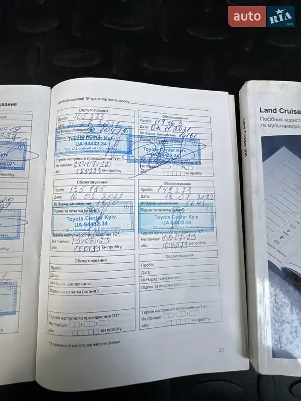 Внедорожник / Кроссовер Toyota Land Cruiser 2018 в Киеве документ
