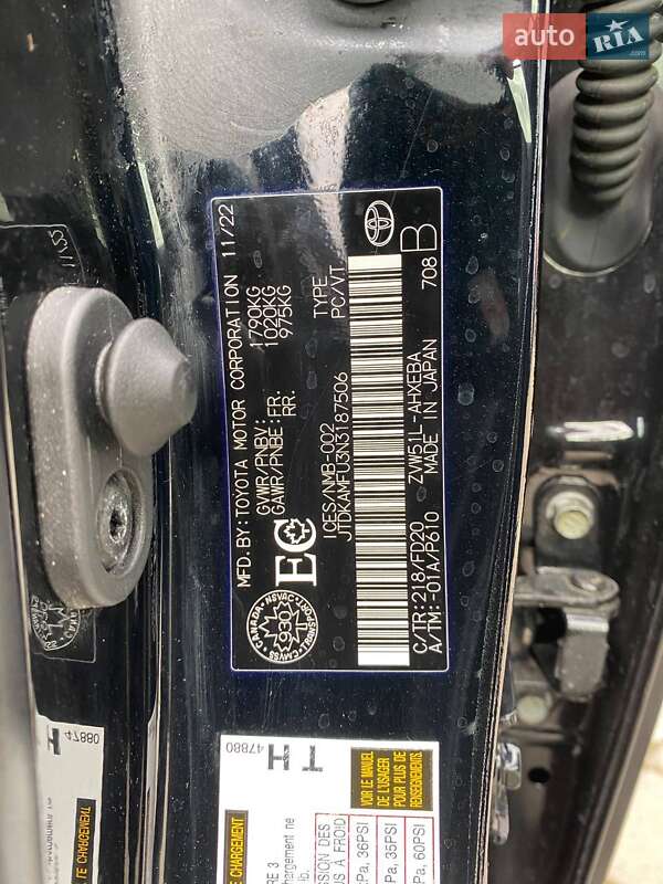 Хэтчбек Toyota Prius 2022 в Львове фото 32 Хэтчбек Toyota Prius 2022 в Львове