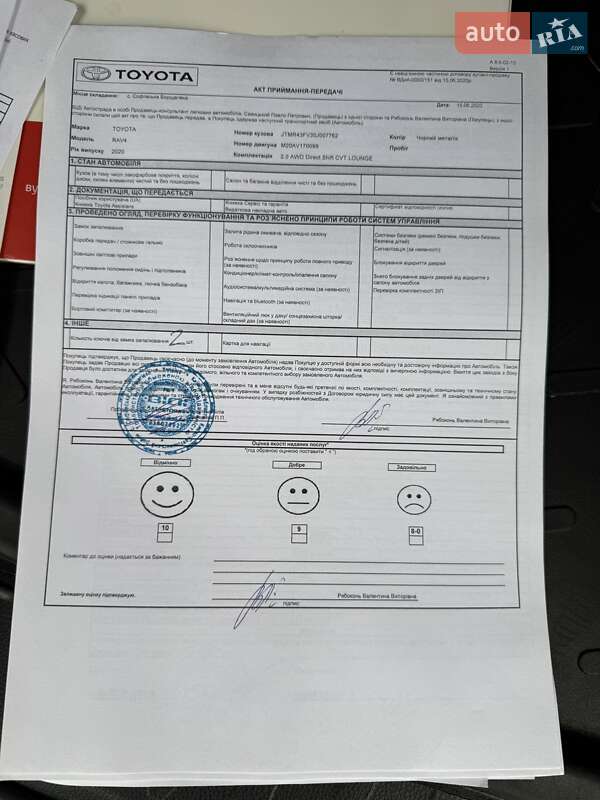 Позашляховик / Кросовер Toyota RAV4 2020 в Києві