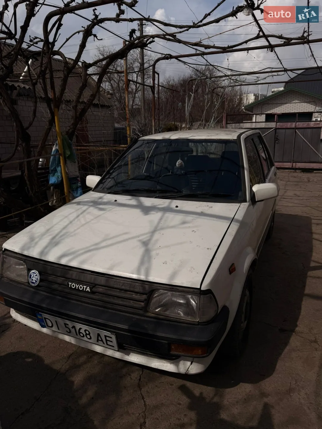 Toyota Starlet 1984 VIN JT1EP7100E5022876 фото оголошення 2 з 11