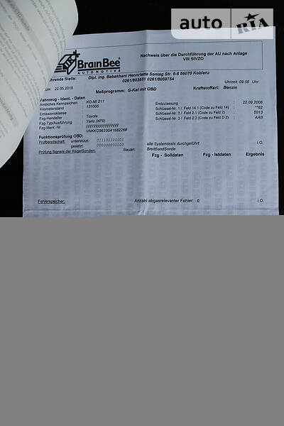 Хэтчбек Toyota Yaris 2008 в Сумах