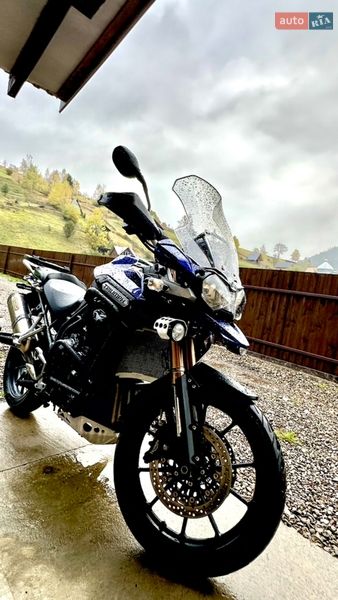 2012 Triumph Tiger, VIN SMTV1F21E9D551516:plate — фото 1 (autoria)