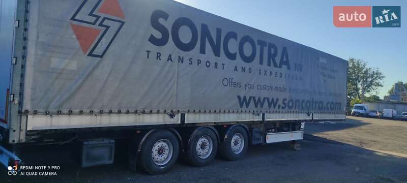 Тентованный борт (штора) - полуприцеп Turbo`s Hoet OPK 2012 в Черкассах фото Тентованный борт (штора) - полуприцеп Turbo`s Hoet OPK 2012 в Черкассах