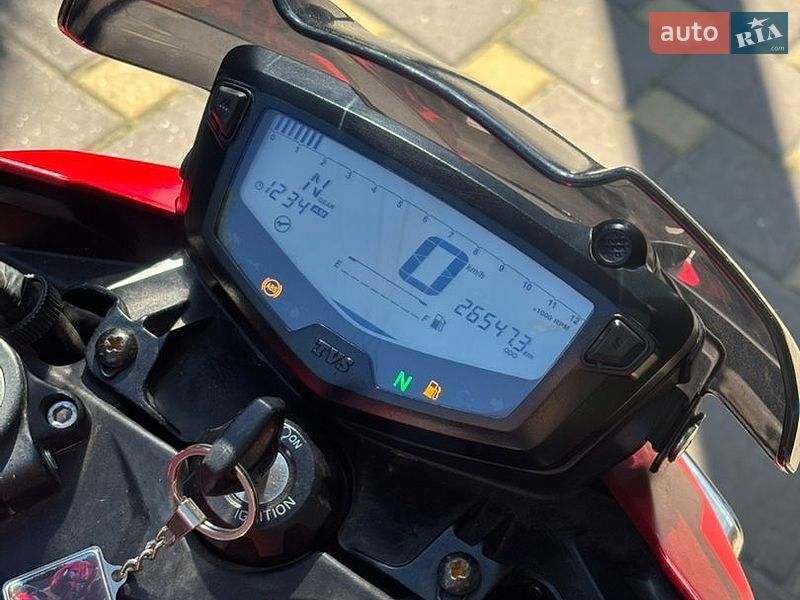Мотоцикл Без обтекателей (Naked bike) TVS Apache RTR 200 2021 в Броварах