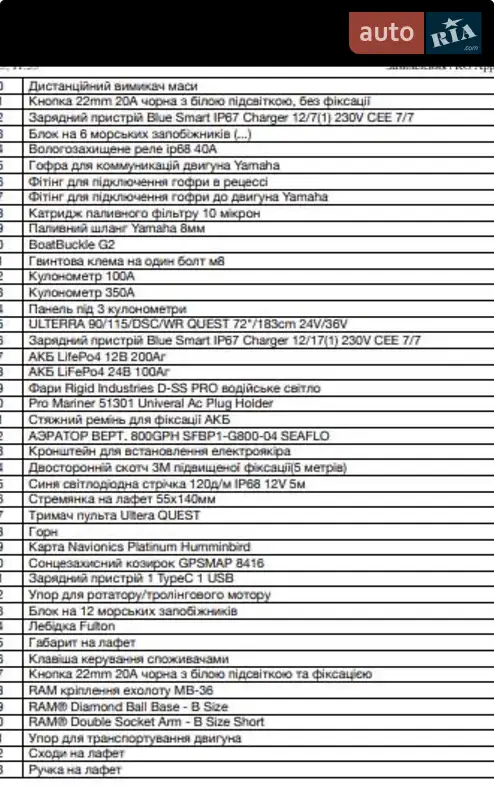 Лодка UMS 600 2013 в Днепре документ