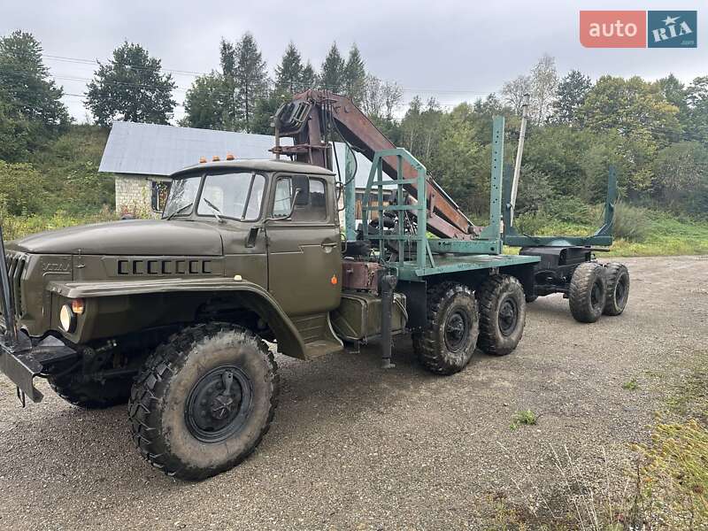 Лесовоз / Сортиментовоз Урал 5557 1987 в Делятине