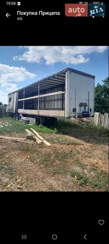 Тентований борт (штора) - напівпричіп Van Hool 2B2001 1997 в Вознесенську