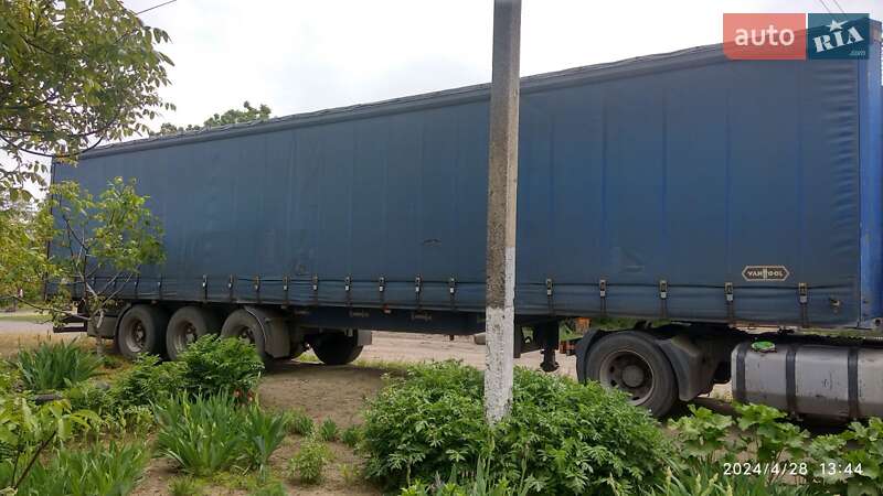 Тентованный борт (штора) - полуприцеп Van Hool 3-AS 2001 в 
