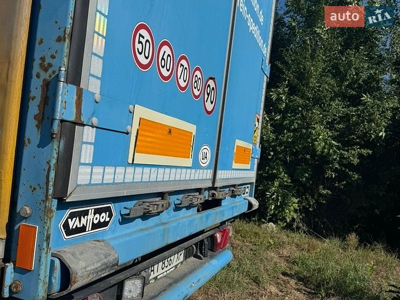 Тентованный борт (штора) - полуприцеп Van Hool 3B0072 2012 в Ивано-Франковске