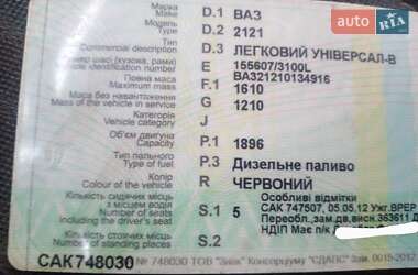 Внедорожник / Кроссовер ВАЗ 2121 Нива 1980 в Ужгороде
