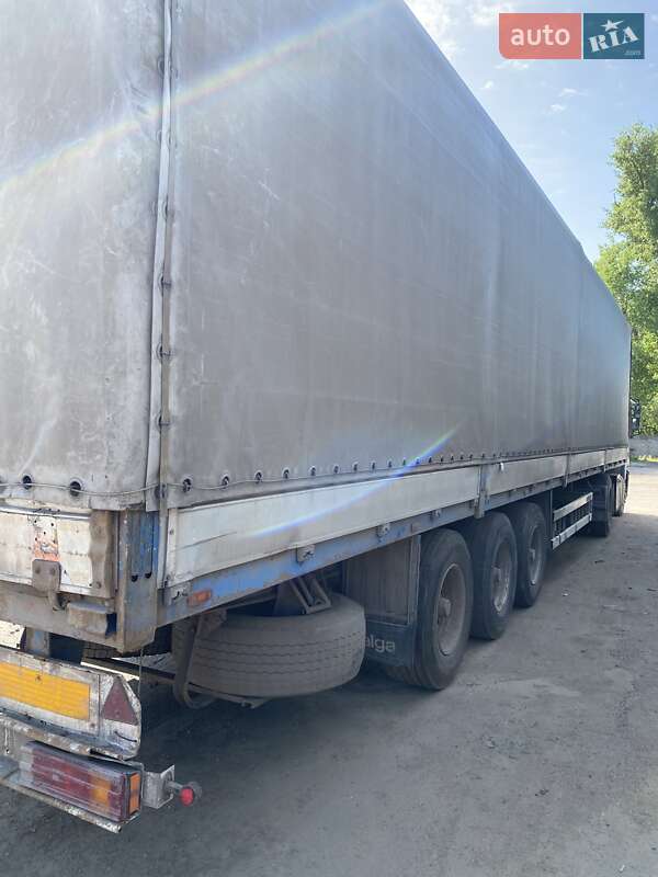 Тентованный борт (штора) - полуприцеп Viberti BPW 2000 в Днепре фото Тентованный борт (штора) - полуприцеп Viberti BPW 2000 в Днепре