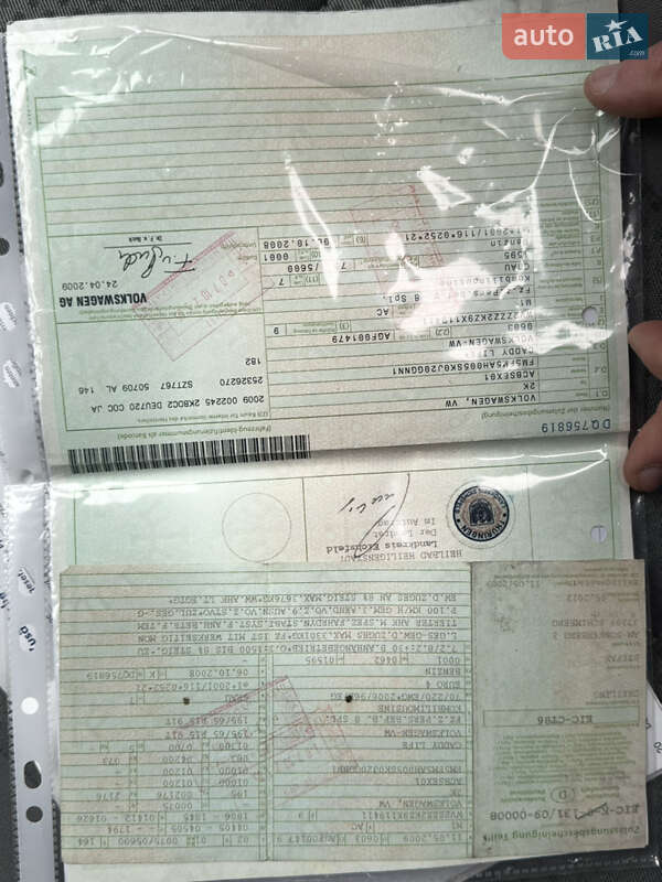 Минивэн Volkswagen Caddy 2009 в Луцке