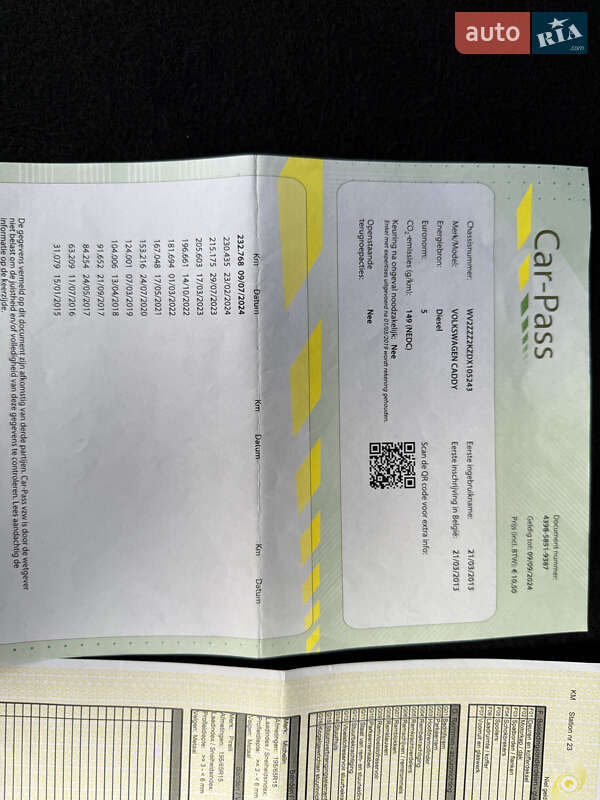 Минивэн Volkswagen Caddy 2013 в Стрые фото 97 Минивэн Volkswagen Caddy 2013 в Стрые