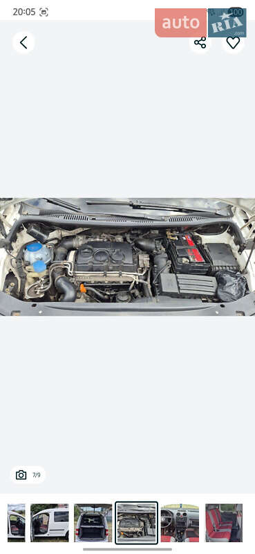 Минивэн Volkswagen Caddy 2005 в Вышгороде фото 6 Минивэн Volkswagen Caddy 2005 в Вышгороде