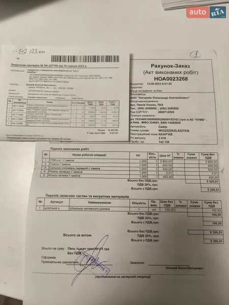 Минивэн Volkswagen Caddy 2019 в Киеве документ