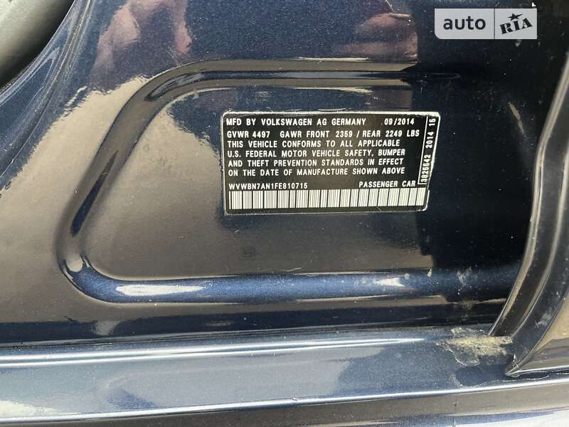 Купе Volkswagen CC / Passat CC 2014 в Черновцах