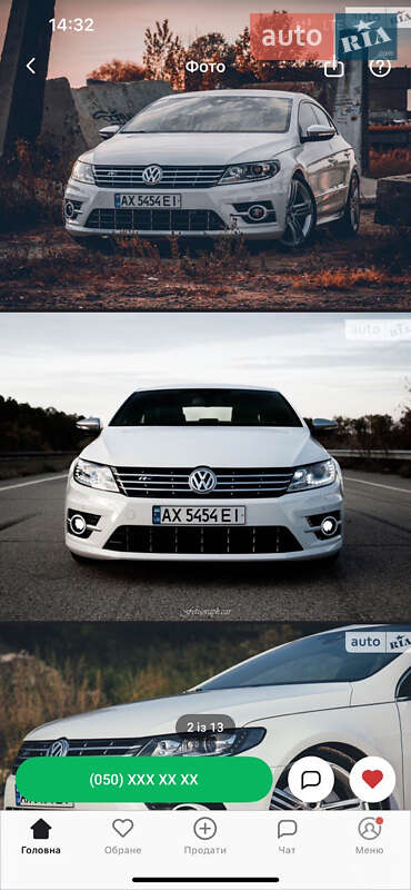 Купе Volkswagen CC / Passat CC 2015 в Кривом Роге