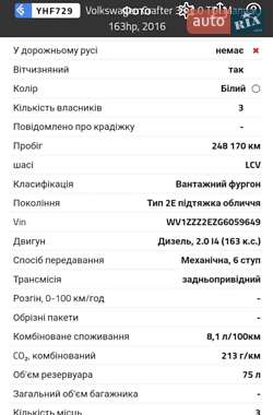 Грузовой фургон Volkswagen Crafter 2016 в 