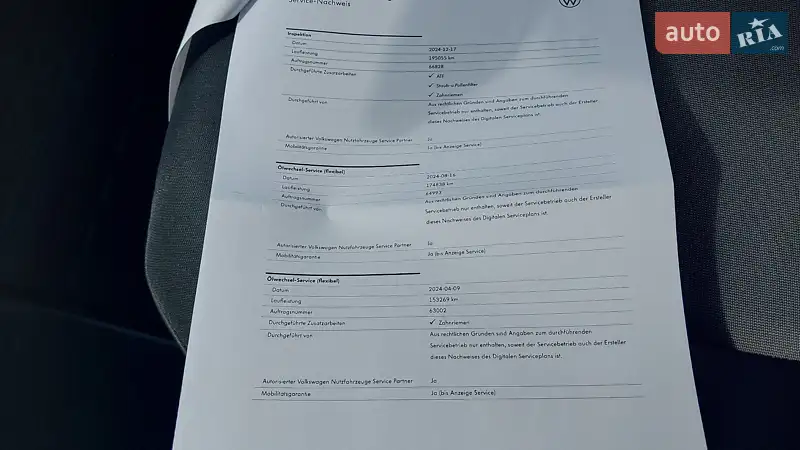 Грузовой фургон Volkswagen Crafter 2022 в Киеве документ