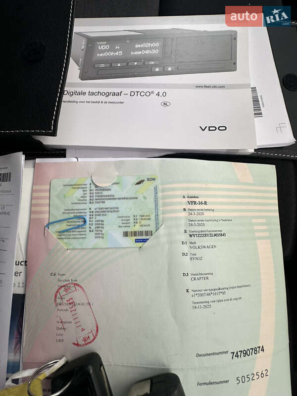 Грузопассажирский фургон Volkswagen Crafter 2020 в Дубно фото 84 Грузопассажирский фургон Volkswagen Crafter 2020 в Дубно