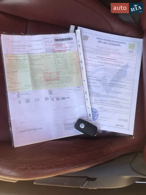 Кабриолет Volkswagen Eos 2007 в Луцке документ 2 фото Кабриолет Volkswagen Eos 2007 в Луцке документ