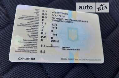 Хэтчбек Volkswagen Golf Plus 2012 в 