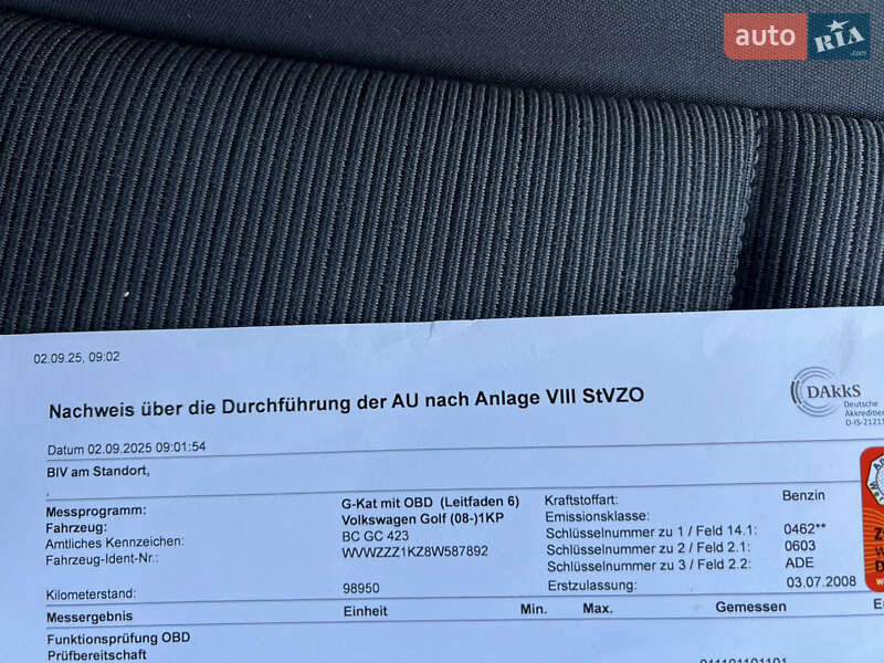 Хэтчбек Volkswagen Golf Plus 2008 в Луцке