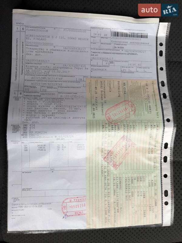 Хетчбек Volkswagen Golf Plus 2005 в Звягелі фото 45 Хетчбек Volkswagen Golf Plus 2005 в Звягелі