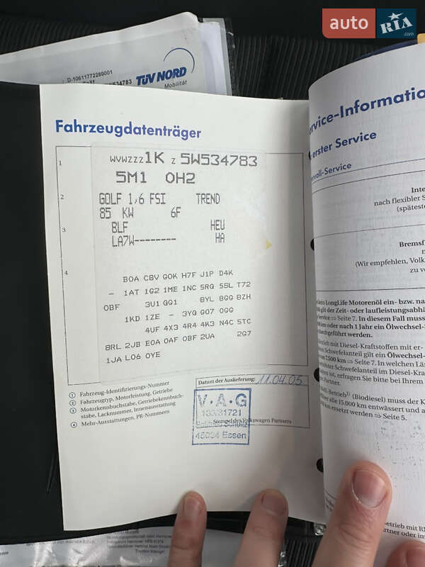 Хэтчбек Volkswagen Golf Plus 2005 в Нежине