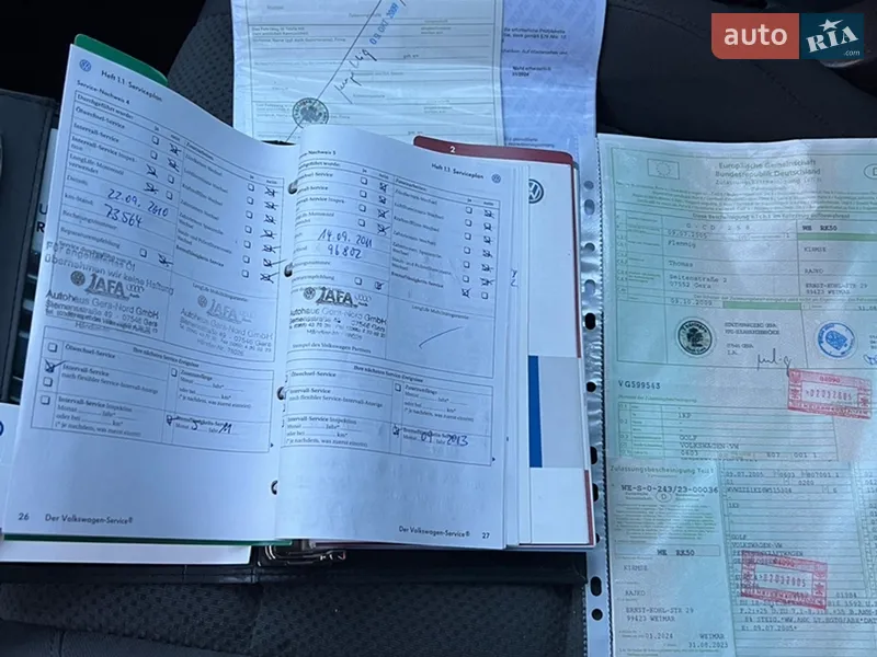 Хэтчбек Volkswagen Golf Plus 2005 в Ковеле документ