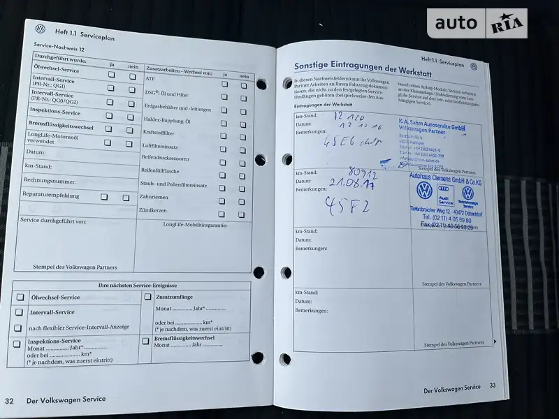 Хэтчбек Volkswagen Golf 2008 в Хороле документ