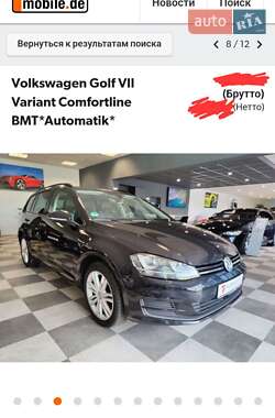 Универсал Volkswagen Golf 2016 в 