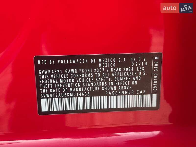 Хетчбек Volkswagen Golf 2019 в Києві