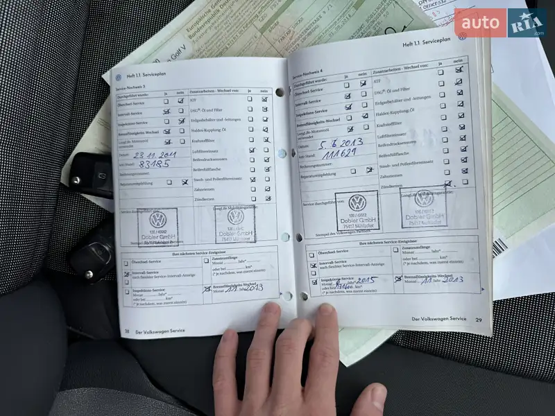 Хетчбек Volkswagen Golf 2007 в Сваляві документ