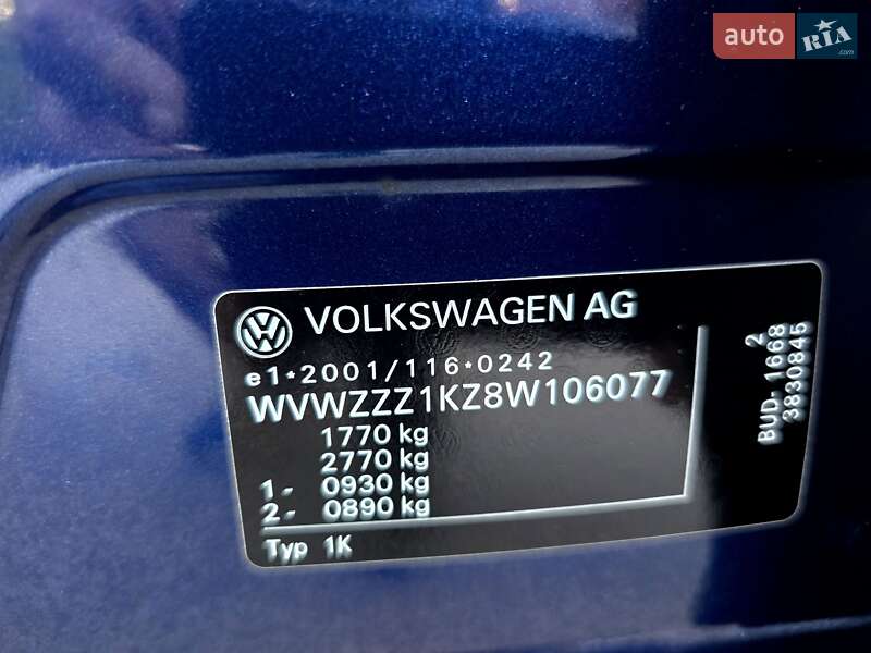 Хэтчбек Volkswagen Golf 2008 в Полтаве