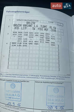 Универсал Volkswagen Golf 2016 в 
