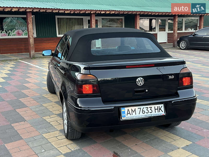 Кабриолет Volkswagen Golf 2001 в Бердичеве
