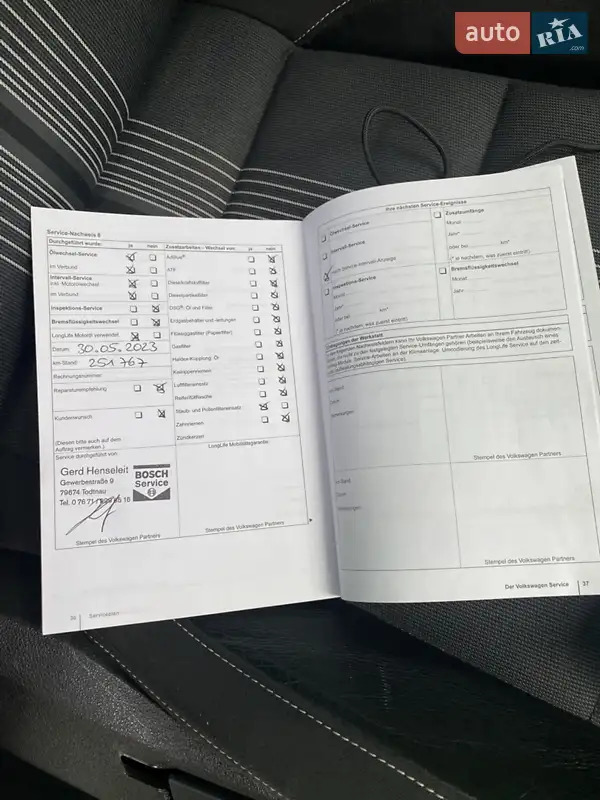 Хэтчбек Volkswagen Golf 2012 в Любешове документ