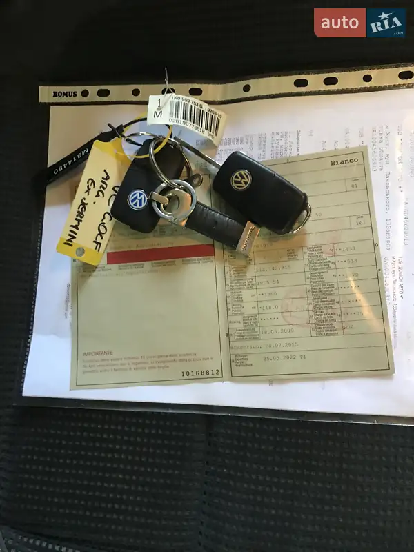 Універсал Volkswagen Golf 2009 в Хусті документ