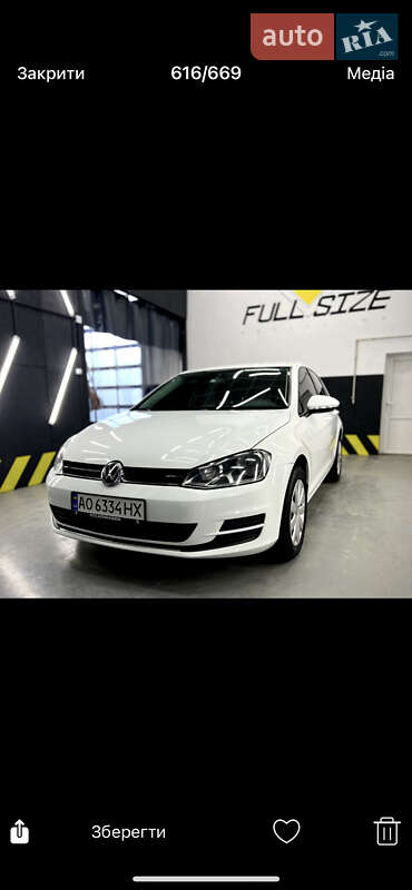 Хетчбек Volkswagen Golf 2014 в Мукачевому