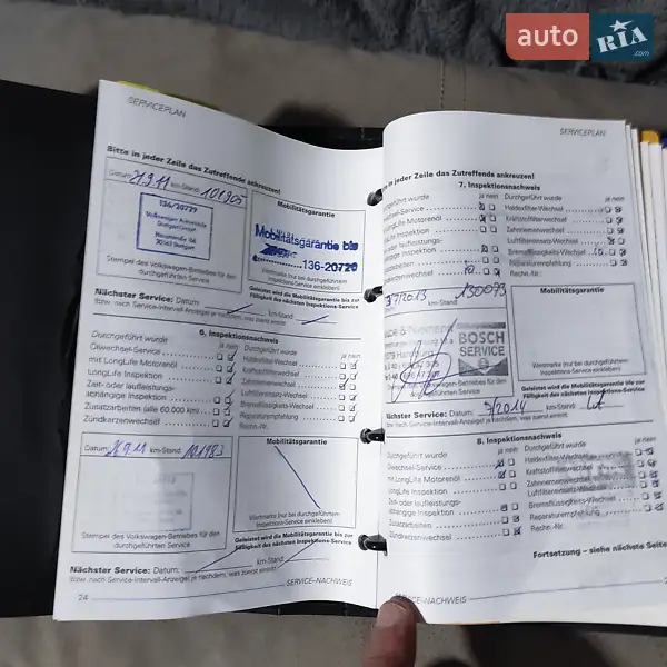 Хэтчбек Volkswagen Golf 2001 в Овруче документ