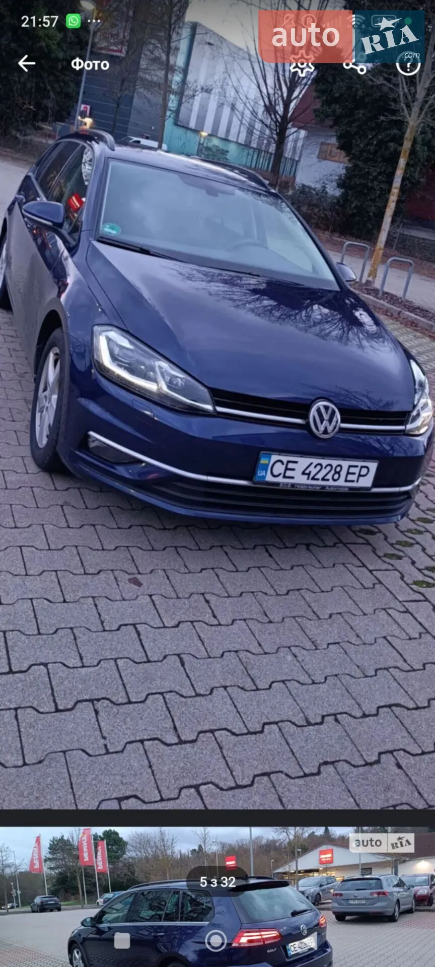 Volkswagen Golf 2017 VIN WVWZZZAUZJP552244 фото оголошення 89 з 120
