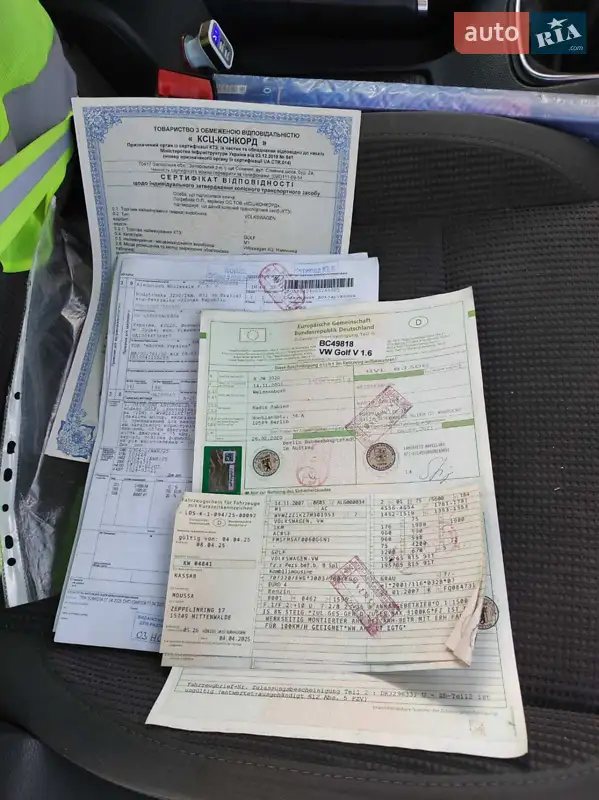 Універсал Volkswagen Golf 2007 в Тернополі документ
