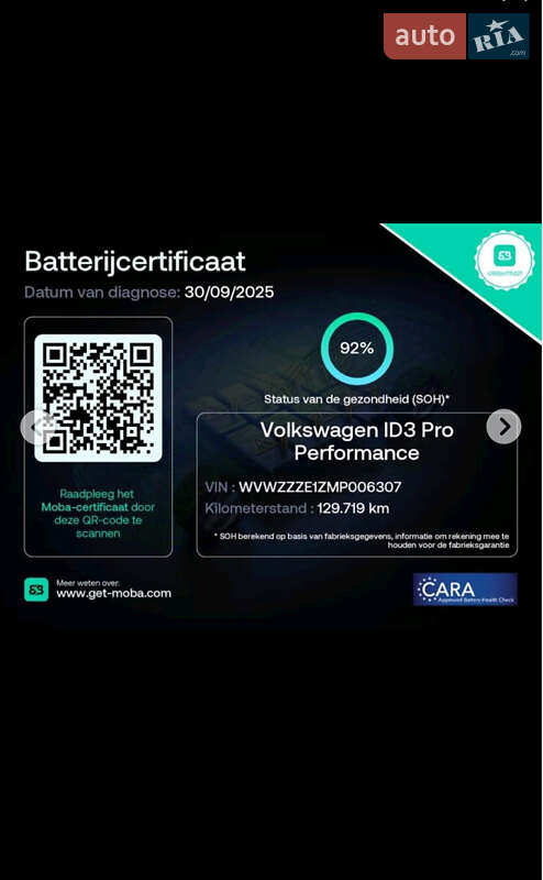 Хэтчбек Volkswagen ID.3 2020 в Луцке