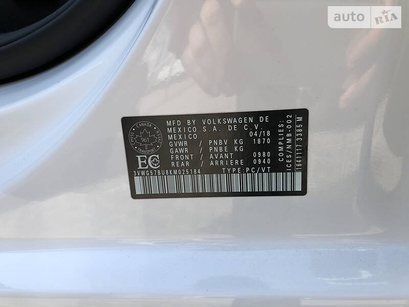 Седан Volkswagen Jetta 2019 в Львові фото 17 Седан Volkswagen Jetta 2019 в Львові